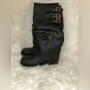 Stylish Black Combat & Moto Boots
